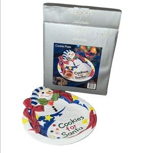 Noritake Christmas Cookie plate